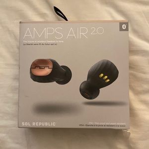 Sol Republic Amps Air 2.0 True Wireless Earbuds w/ Charging Case